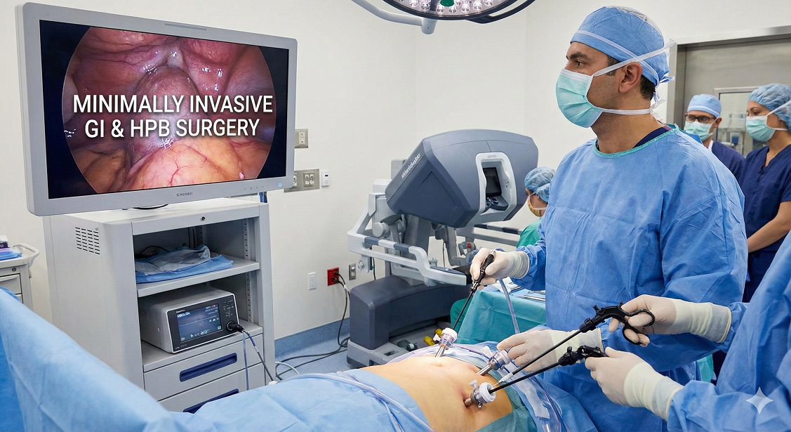 The Role of Minimally Invasive Surgery in GI & HPB Surgery