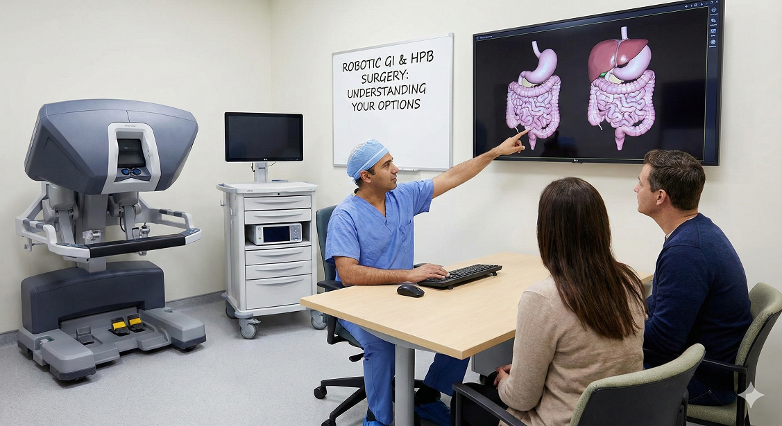 Understanding Robotic Surgery in GI & HPB Surgery: What Is It and Is It Right for You?